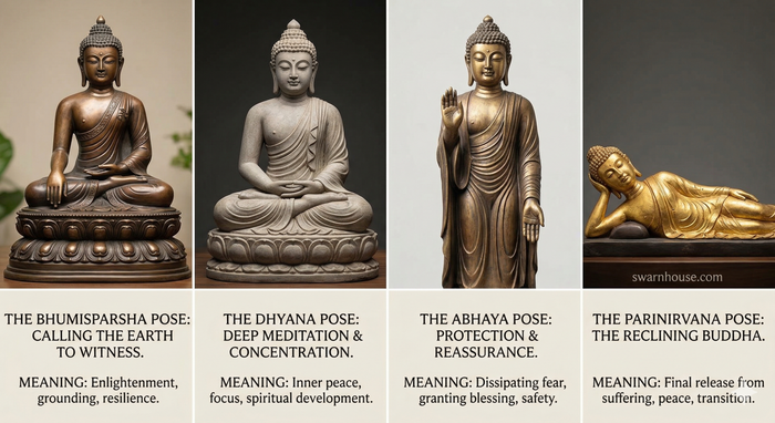 The Meaning Behind Different Buddha Poses
