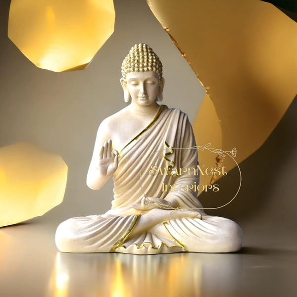 Beautiful Sitting Buddha Idol Statue for Home & Garden - Big Size 2 Feet