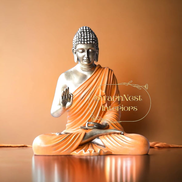 Beautiful Sitting Buddha Idol Statue for Home & Garden – Big Size 2 Feet