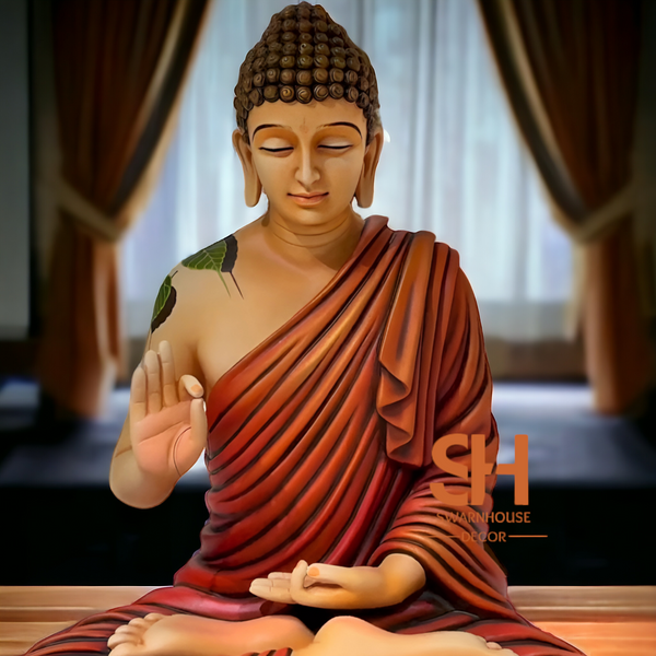 Buddha Sculpture 2 Feet High Glossy Special edition 6